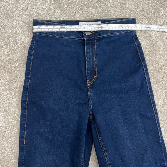 TOPSHOP JONI HIGH RISE SKINNY JEANS BLUE SIZE 00 - Picture 5 of 8